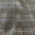 Polyester Viskose Spandex Checks Stoff